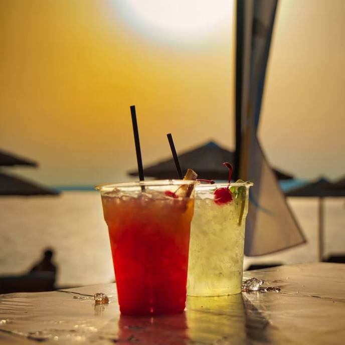 Ftelia Beach Bar in Skopelos